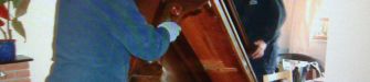 Tricky Upright Piano Move